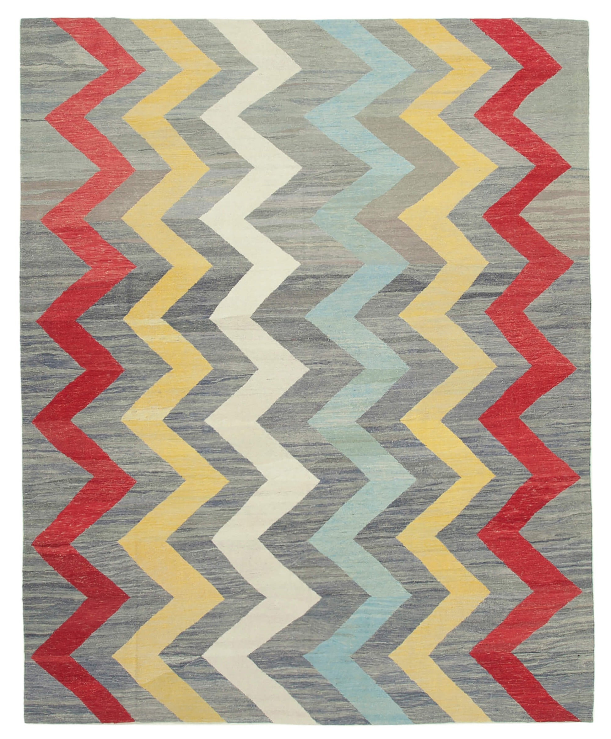 10x12 Multicolor Contemporary Area Rug - 26922