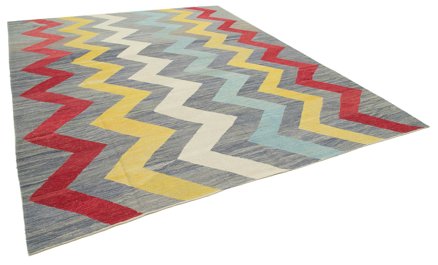 10x12 Multicolor Contemporary Area Rug - 26922