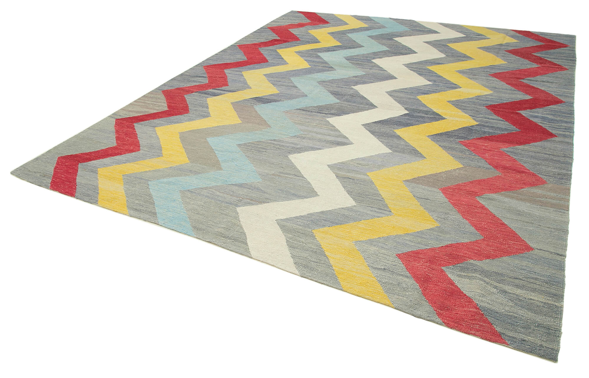 10x12 Multicolor Contemporary Area Rug - 26922