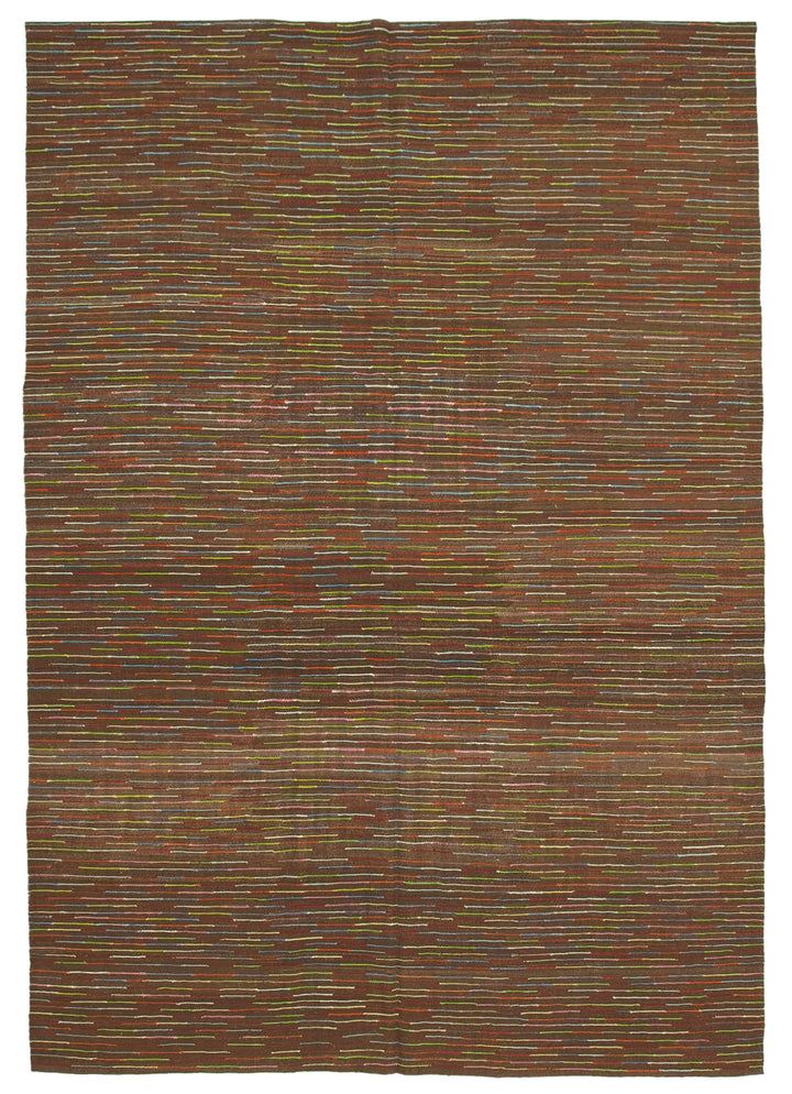 8x12 Brown Contemporary Area Rug - 26933