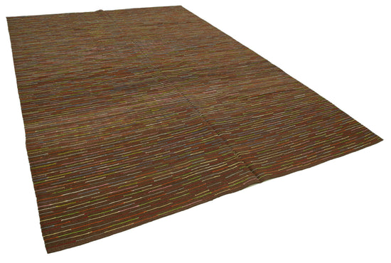 8x12 Brown Contemporary Area Rug - 26933
