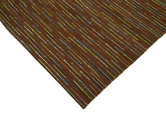 8x12 Brown Contemporary Area Rug - 26933