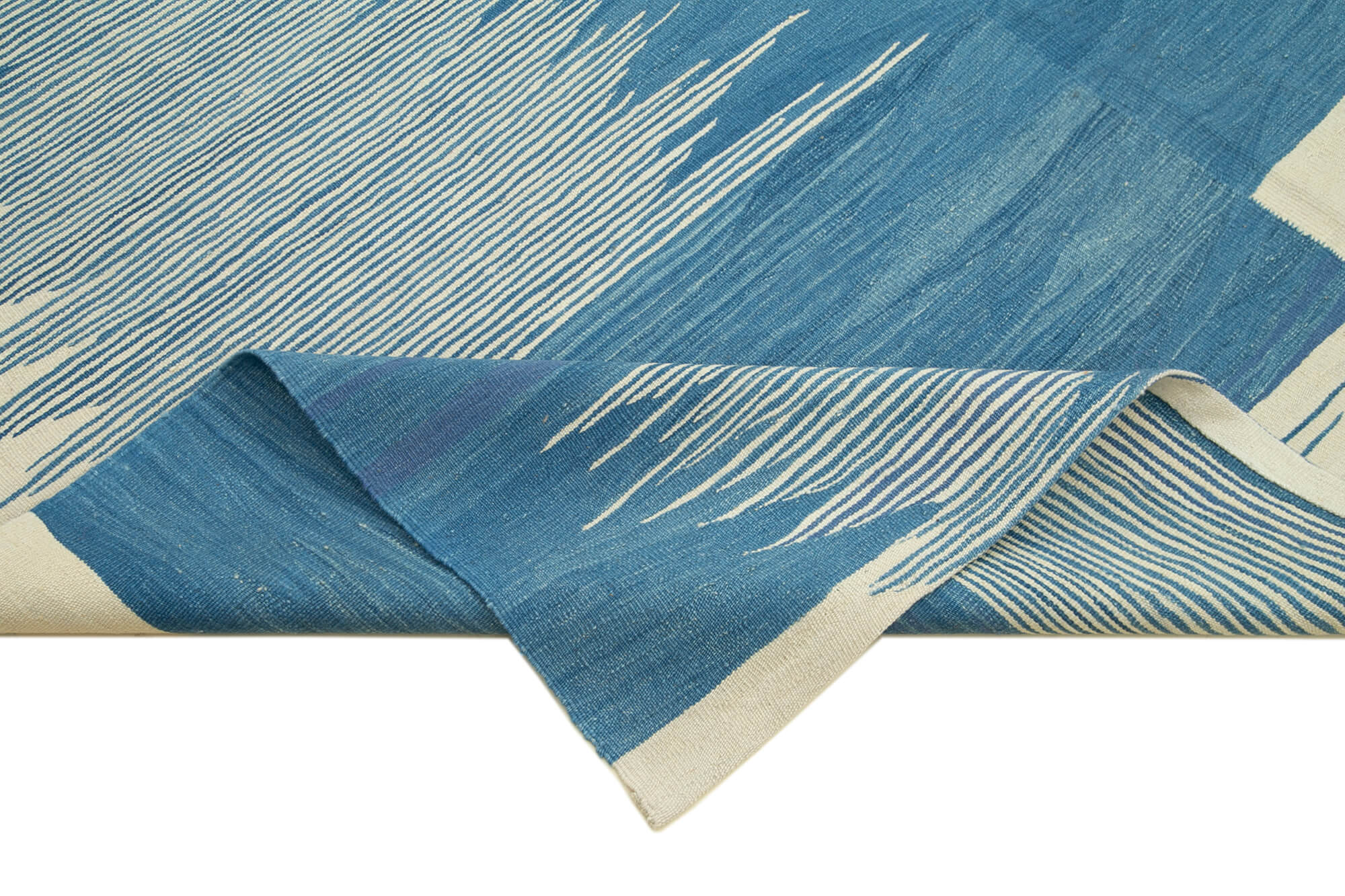 7x10 Blue Contemporary Area Rug - 26938