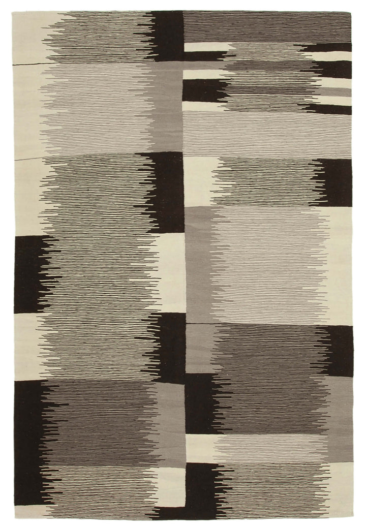 7x11 Black Contemporary Area Rug - 26939