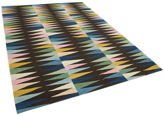 7x10 Black Contemporary Area Rug - 26942