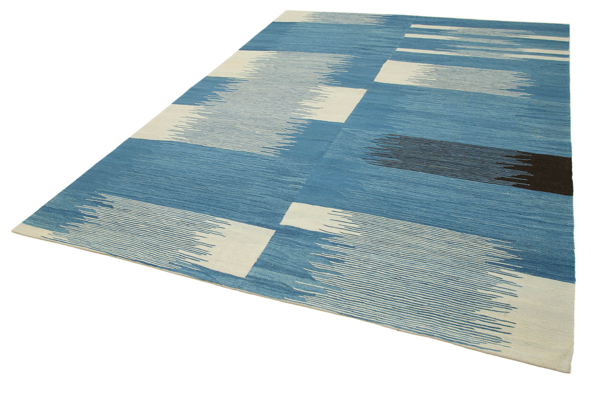 7x10 Blue Contemporary Area Rug - 26944