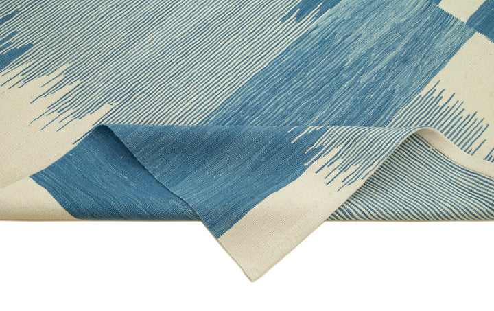 7x10 Blue Contemporary Area Rug - 26947