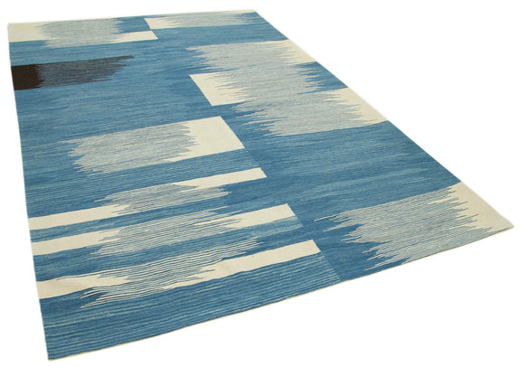 7x10 Handwoven Turkish Kilim Rug  - 26948