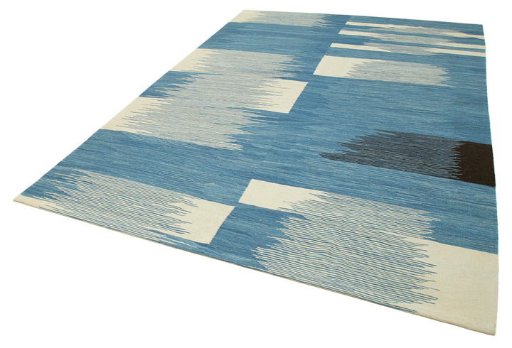 7x10 Handwoven Turkish Kilim Rug  - 26948