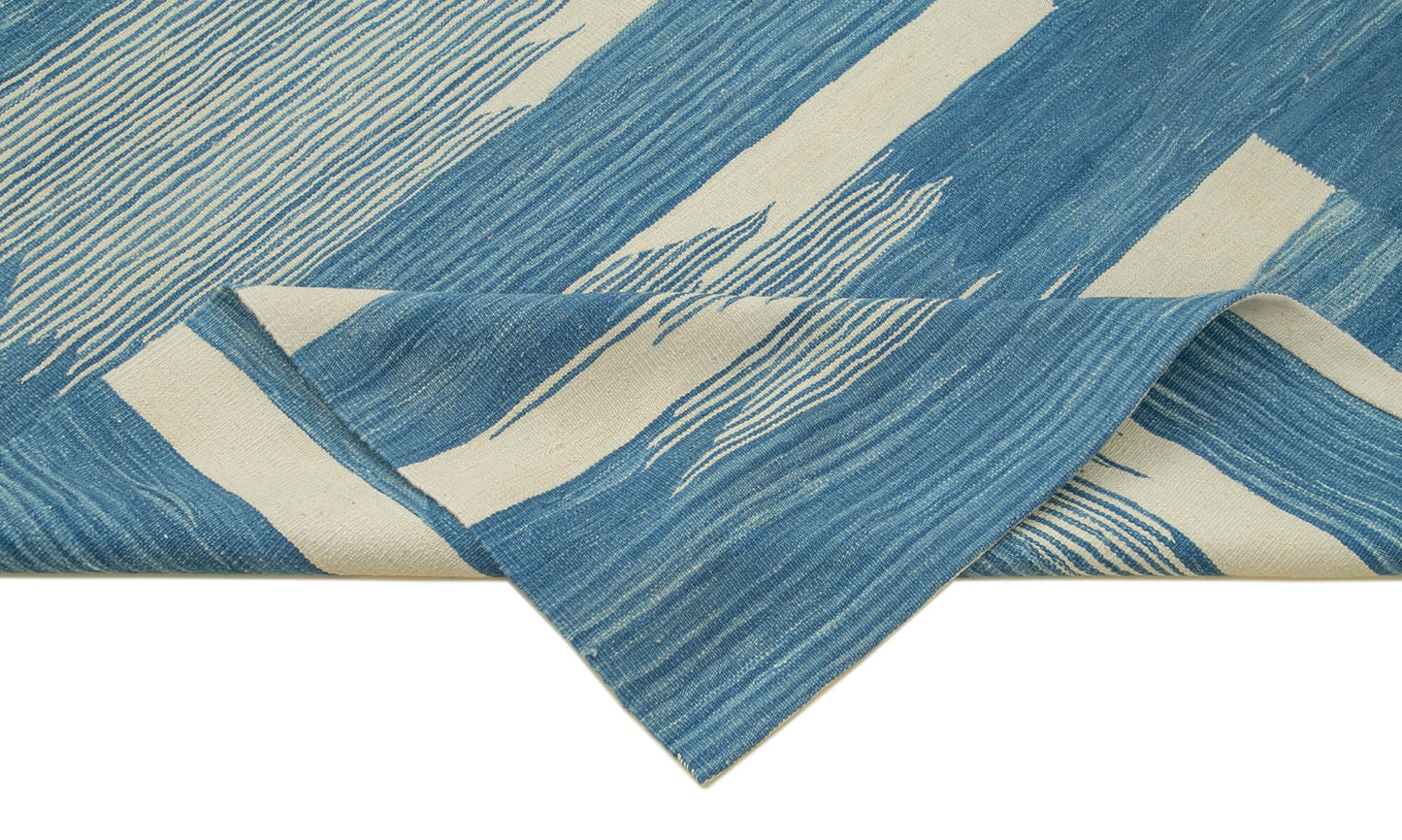 7x10 Handwoven Turkish Kilim Rug  - 26948