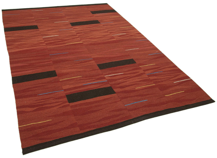 6x8 Handwoven Turkish Kilim Rug  - 26950