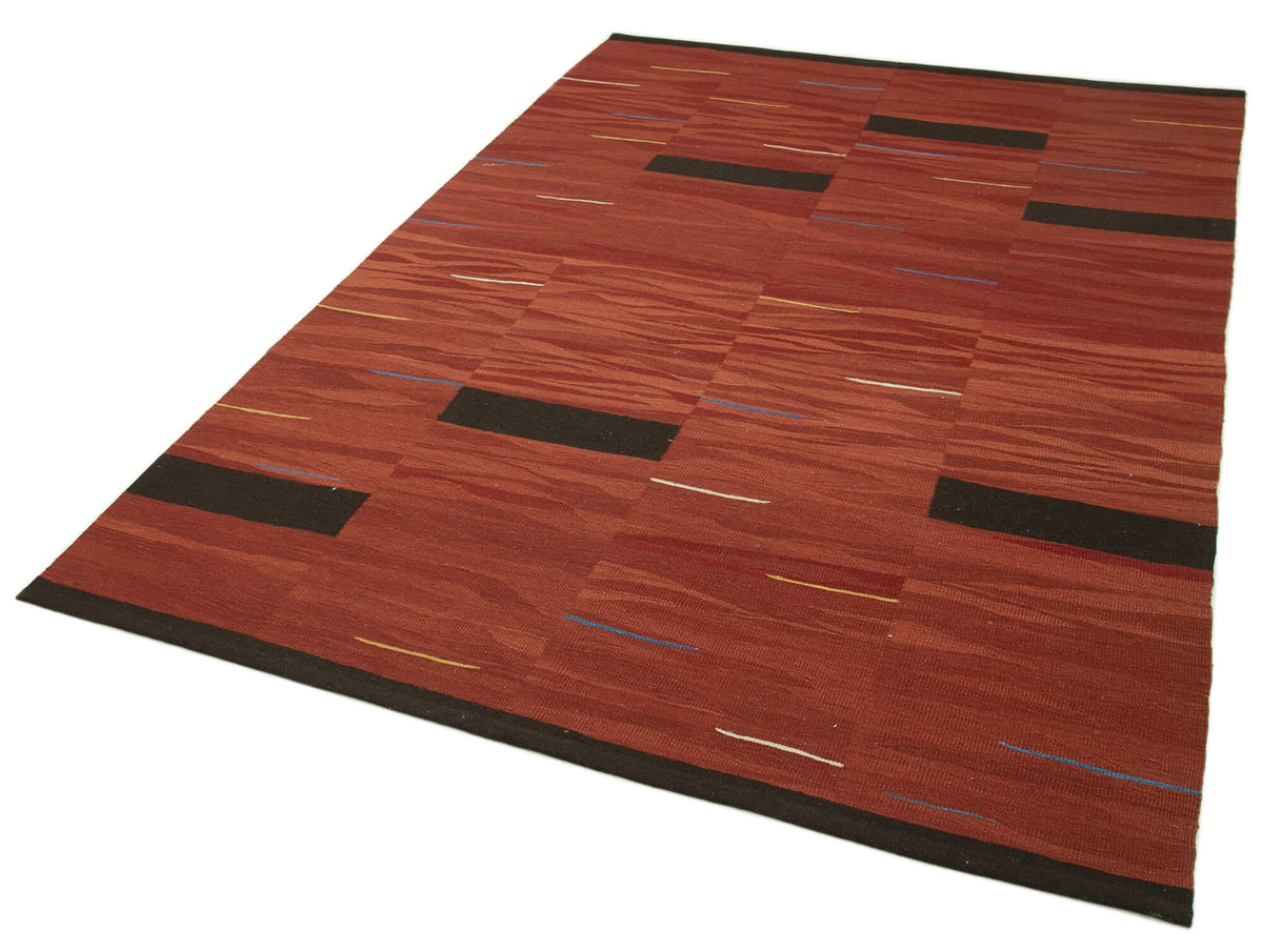 6x8 Handwoven Turkish Kilim Rug  - 26950