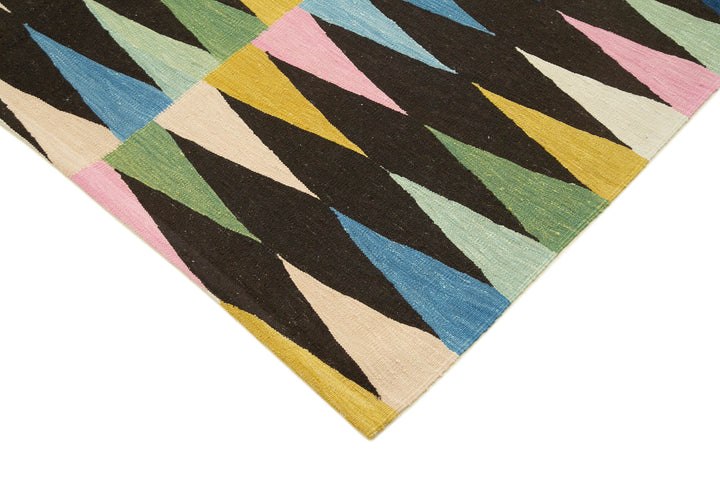 6x8 Black Contemporary Area Rug - 26952