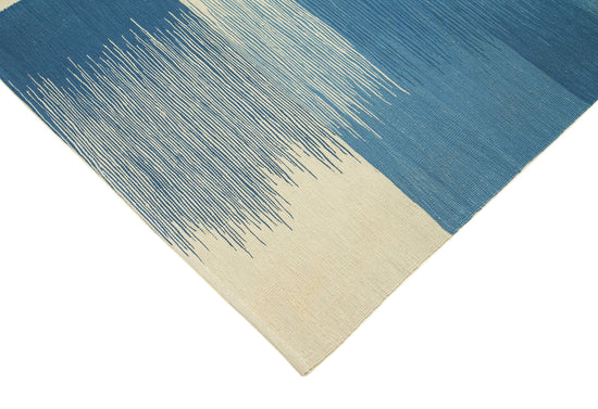 7x10 Blue Contemporary Area Rug - 26954