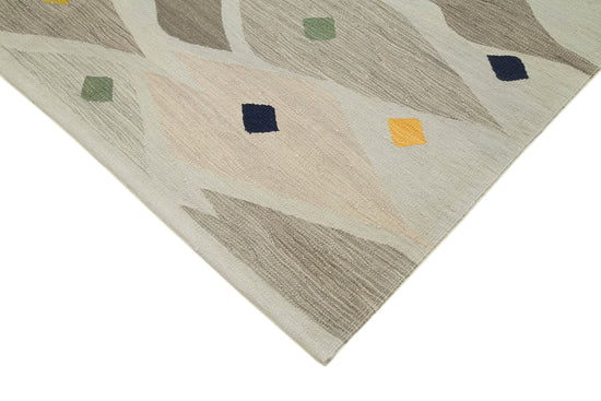 7x9 Grey Contemporary Area Rug - 26957