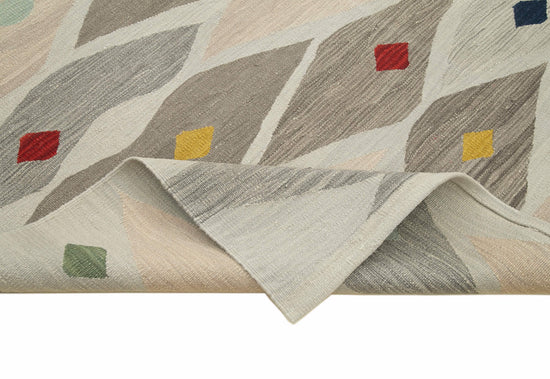 7x9 Grey Contemporary Area Rug - 26957