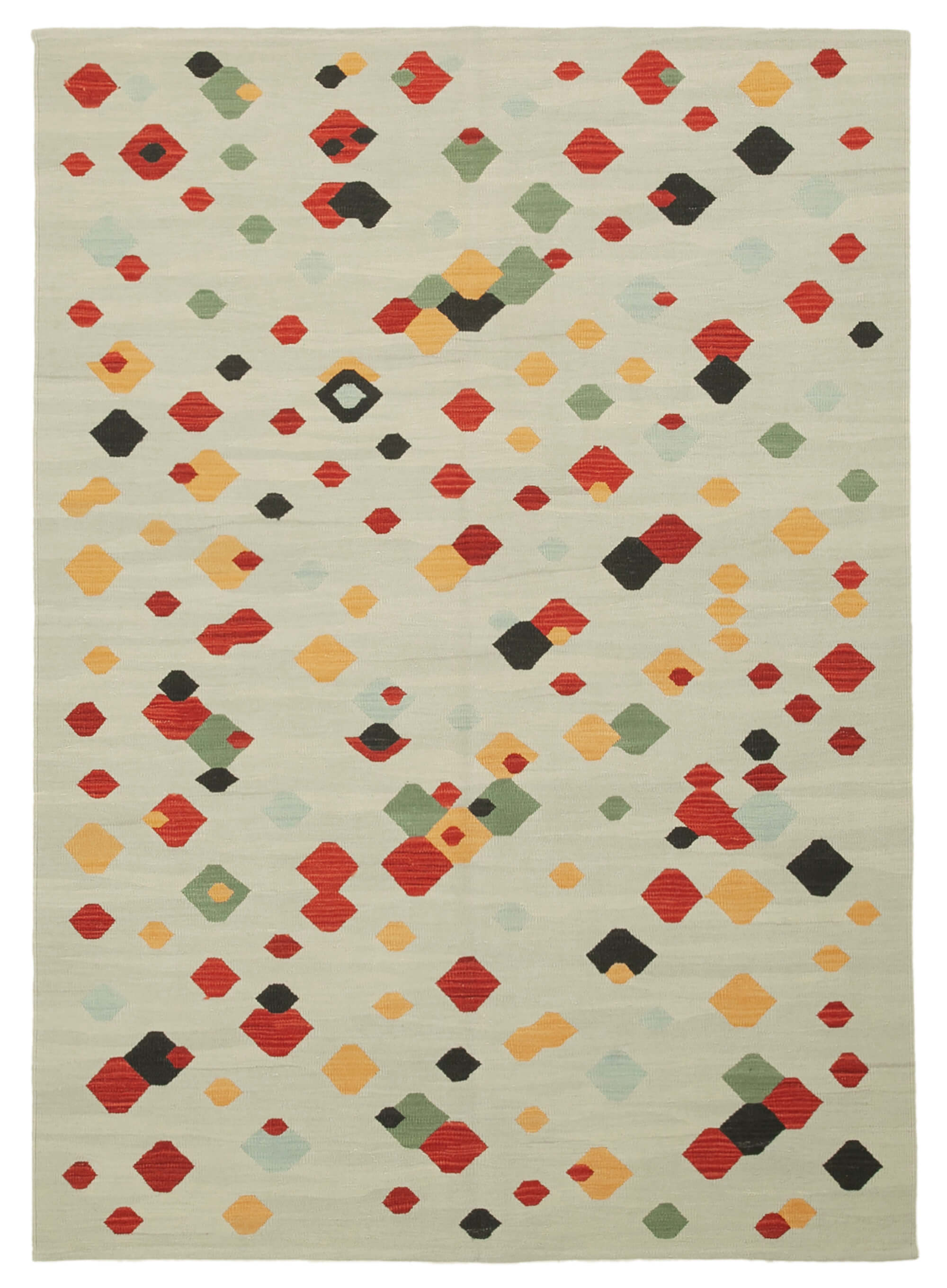 6x8 Beige Contemporary Area Rug - 26959