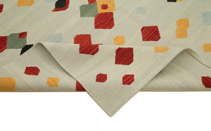 6x8 Beige Contemporary Area Rug - 26959