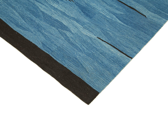 6x8 Blue Contemporary Area Rug - 26961
