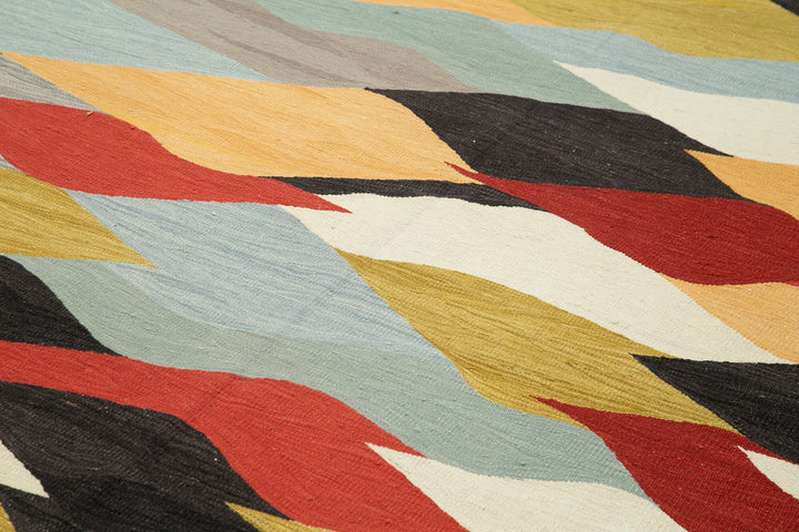 7x10 Multicolor Contemporary Area Rug - 26968