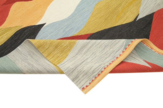 7x10 Multicolor Contemporary Area Rug - 26968