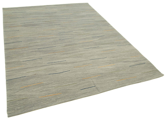 6x8 Grey Contemporary Area Rug - 26971
