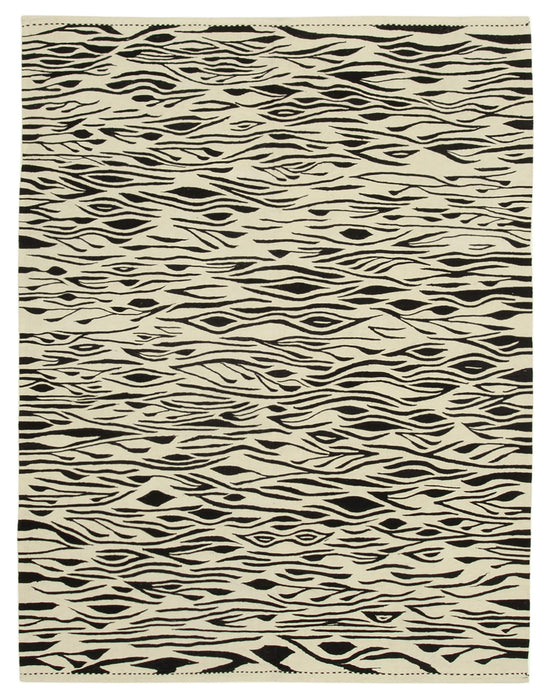 7x9 Beige Contemporary Area Rug - 26972