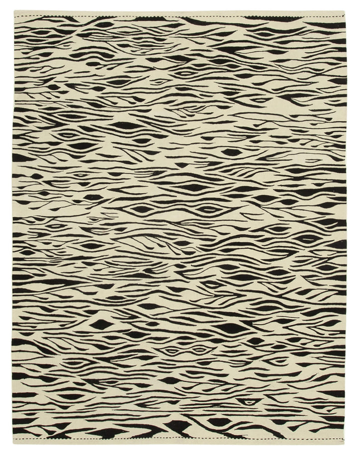 7x9 Beige Contemporary Area Rug - 26972