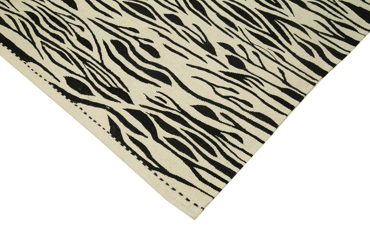 7x9 Beige Contemporary Area Rug - 26972