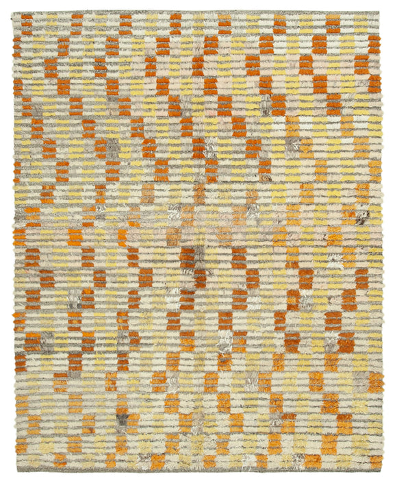 7x9 Multicolor Modern Area Rug - 28032