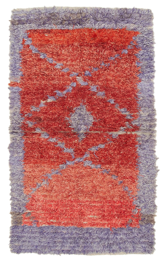 4x7 Red Modern Area Rug - 28036