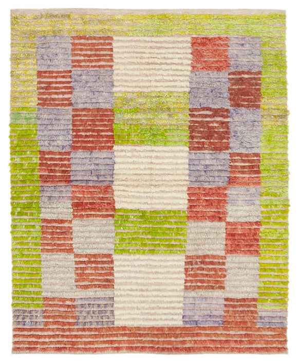 5x7 Multicolor Modern Area Rug - 28052