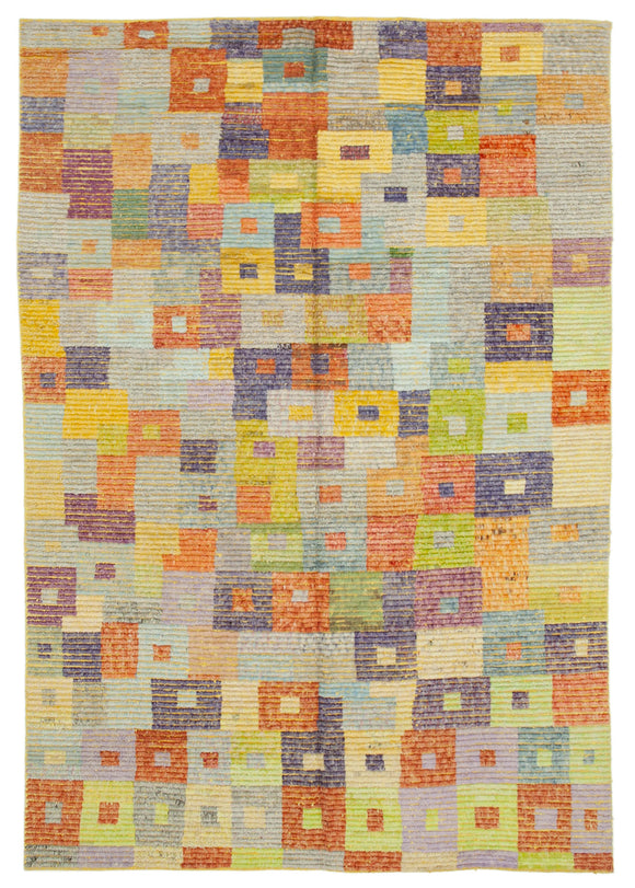 8x13 Multicolor Modern Area Rug - 28064