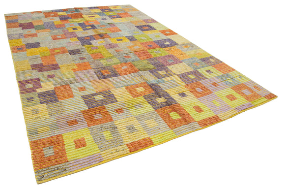 8x13 Multicolor Modern Area Rug - 28064