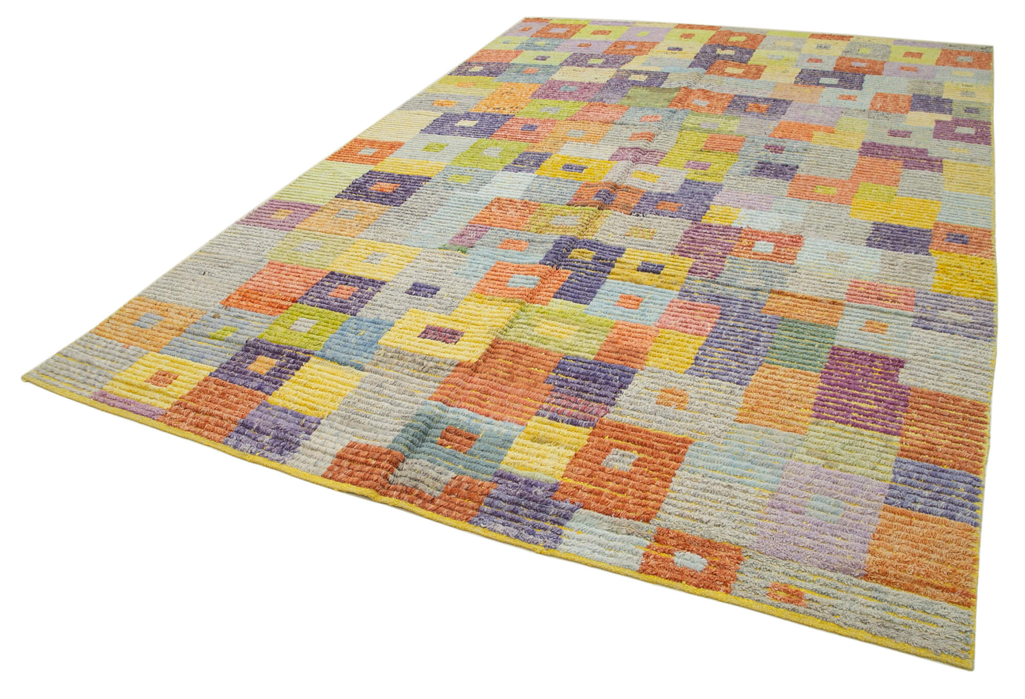 8x13 Multicolor Modern Area Rug - 28064