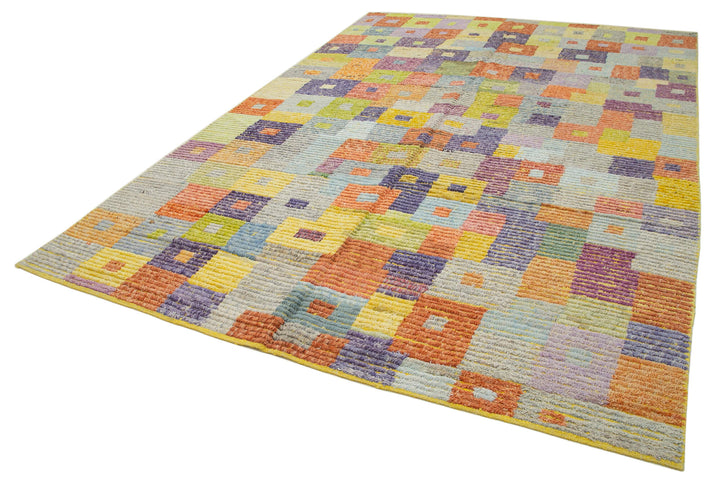 8x13 Multicolor Modern Area Rug - 28064