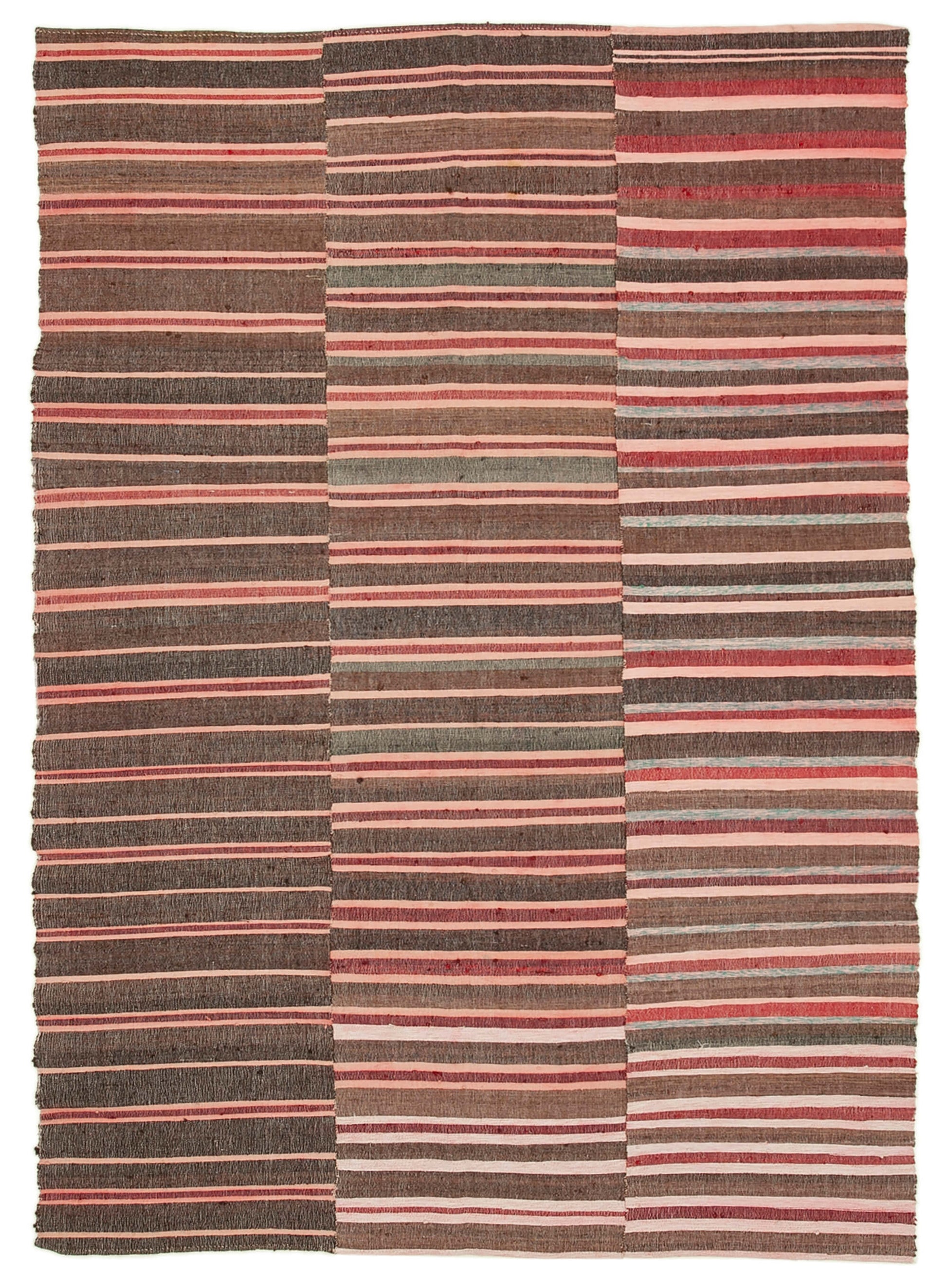 6x9 Brown Vintage Kilim Rug - 28537