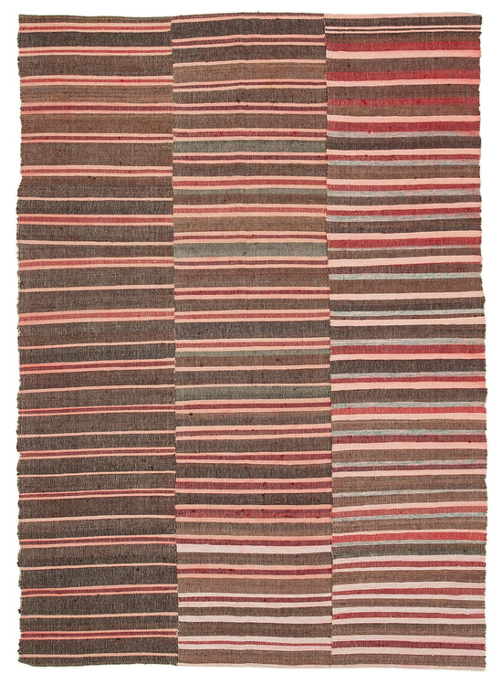 6x9 Brown Vintage Kilim Rug - 28537