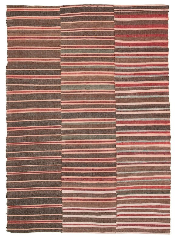 6x9 Brown Vintage Kilim Rug - 28537