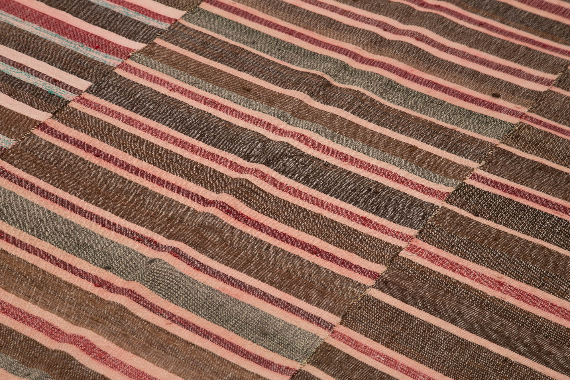 6x9 Brown Vintage Kilim Rug - 28537