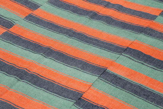 6x11 Orange Vintage Kilim Rug - 28538