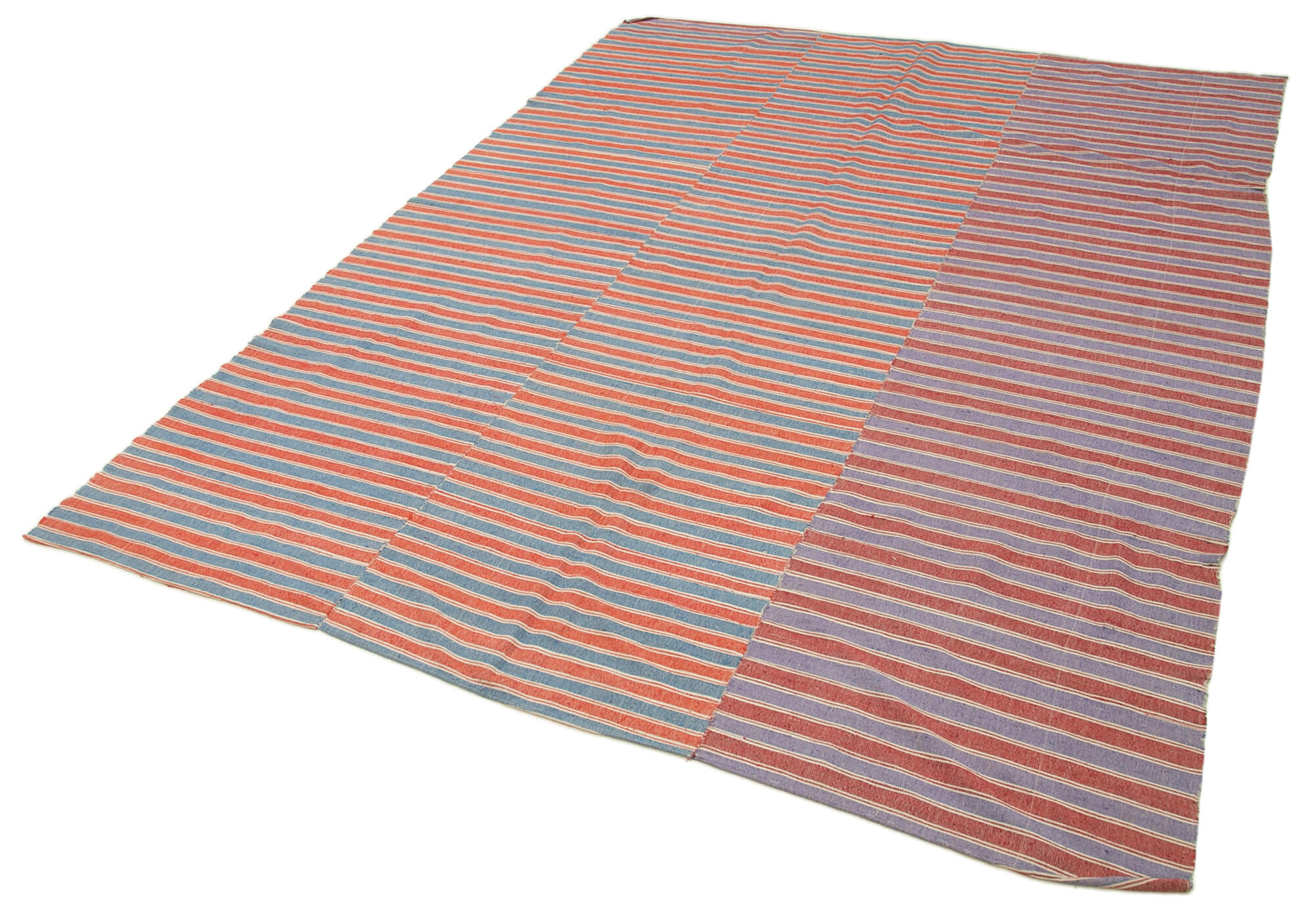 6x8 Red Vintage Kilim Rug - 28541