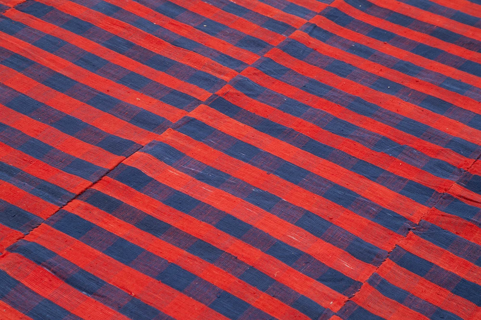 7x11 Red Vintage Kilim Rug - 28551