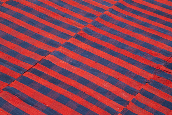 7x11 Red Vintage Kilim Rug - 28551