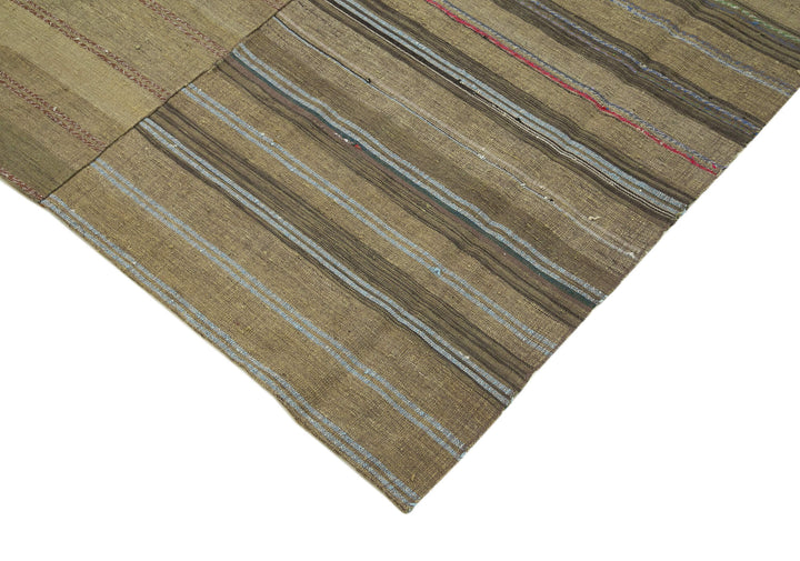 6x10 Brown Vintage Kilim Rug - 28559