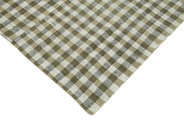 6x8 Beige Vintage Kilim Rug - 28565