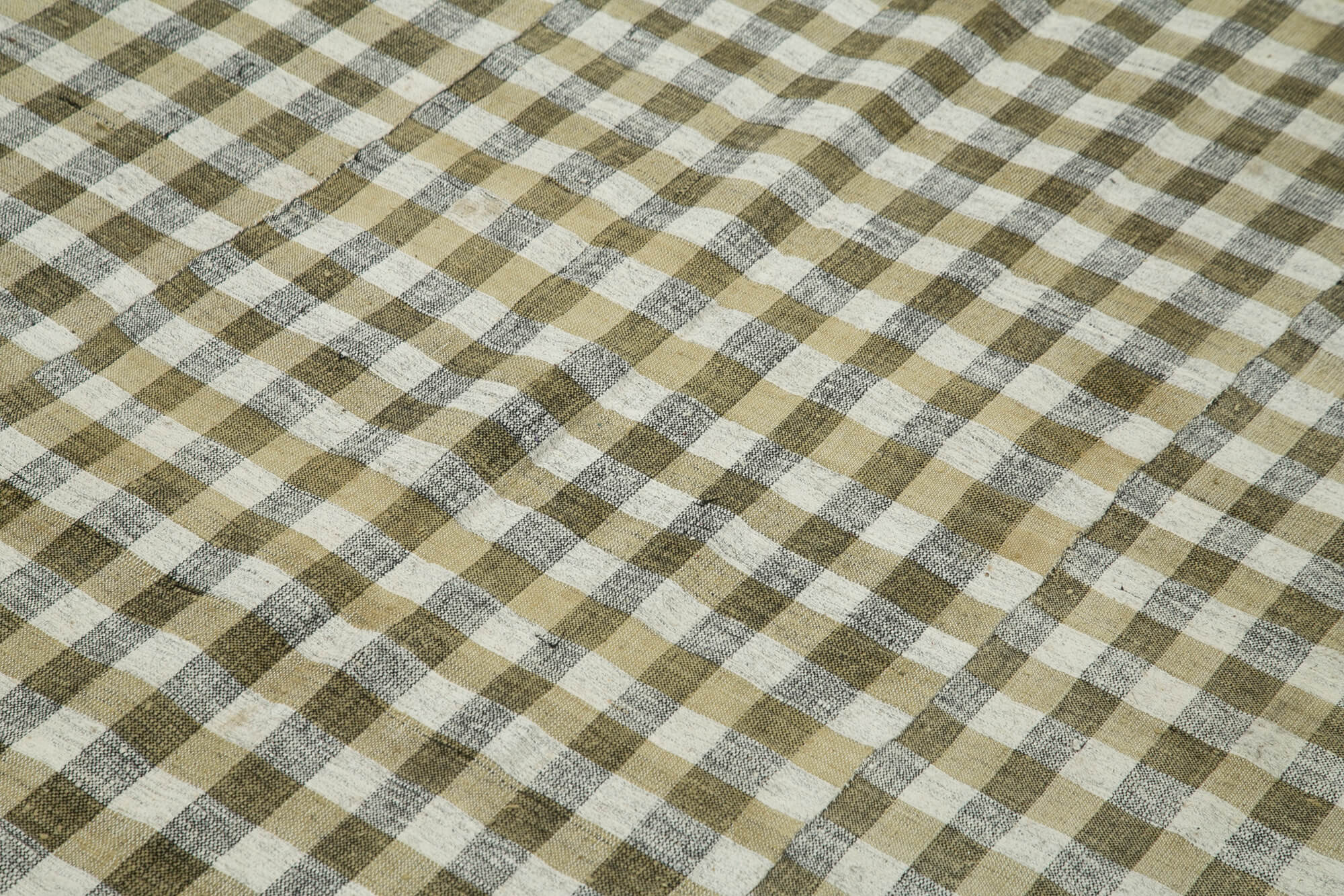 6x8 Beige Vintage Kilim Rug - 28565