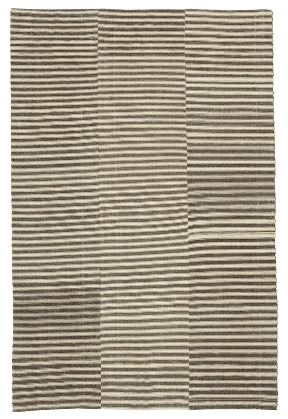 7x10 Brown Vintage Kilim Rug - 28567