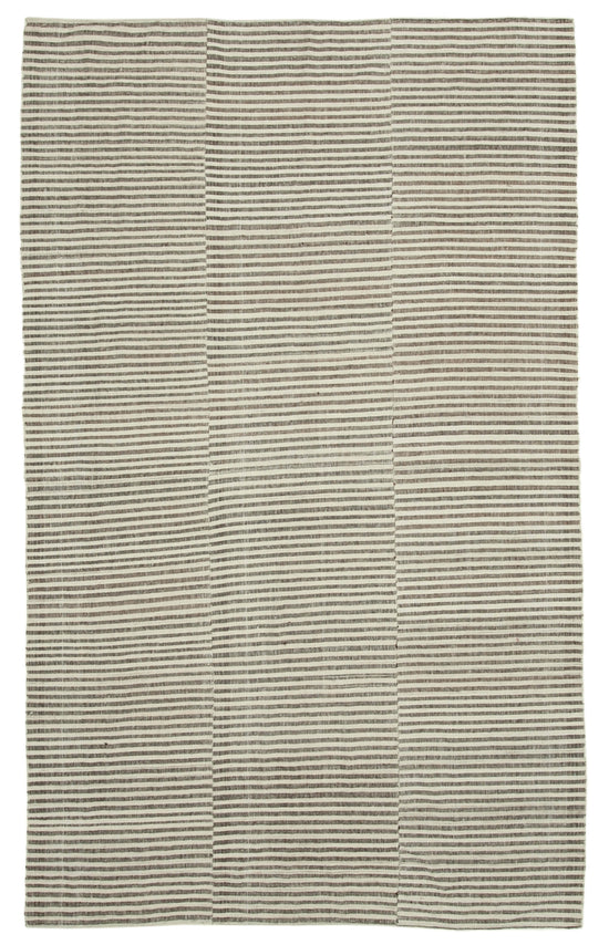 6x10 Beige Vintage Kilim Rug - 28576