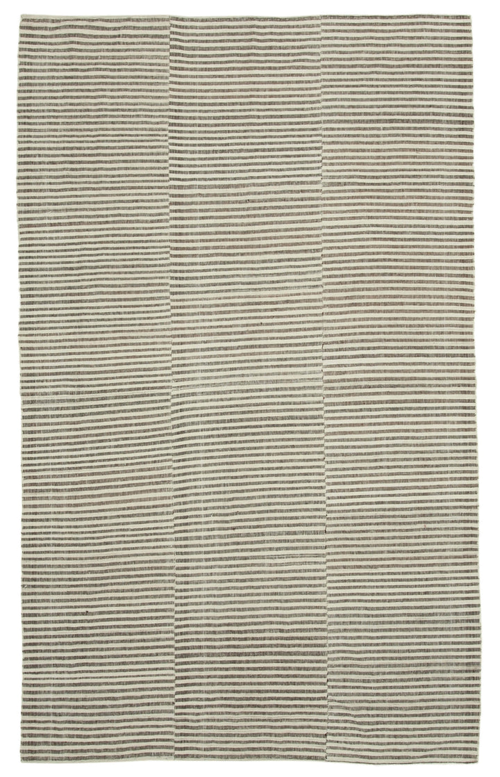 6x10 Beige Vintage Kilim Rug - 28576